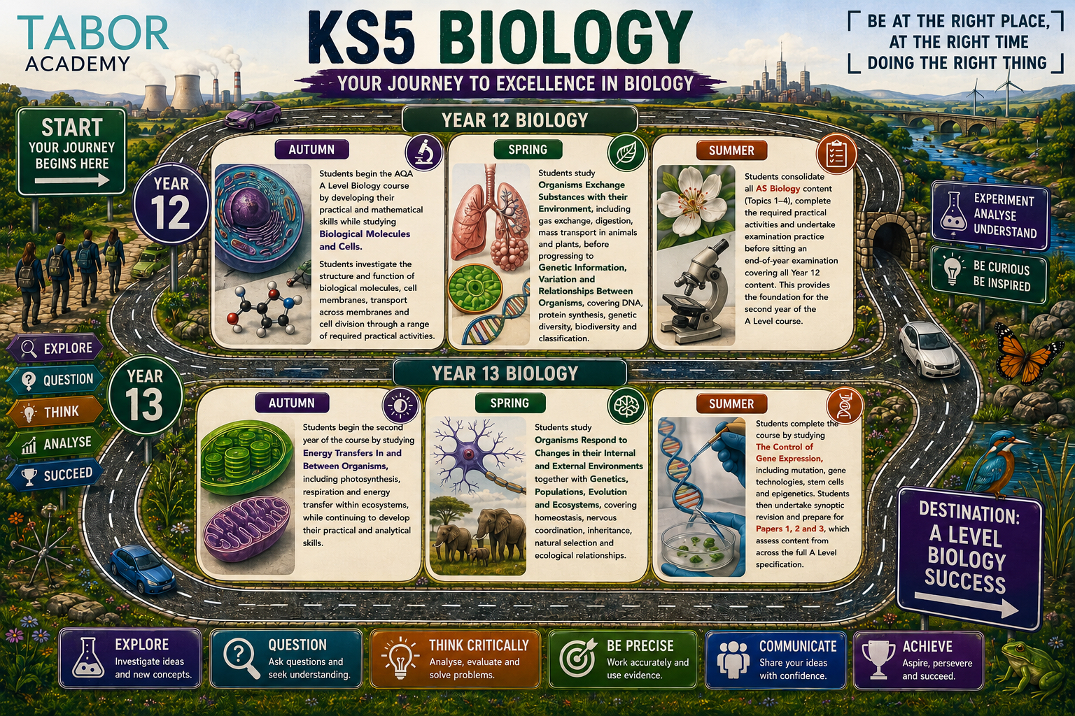 KS5 BIOLOGY ROADMAP